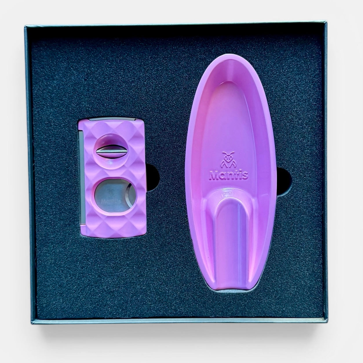 Gift Set Ashtray and Cutter Mantis Pink