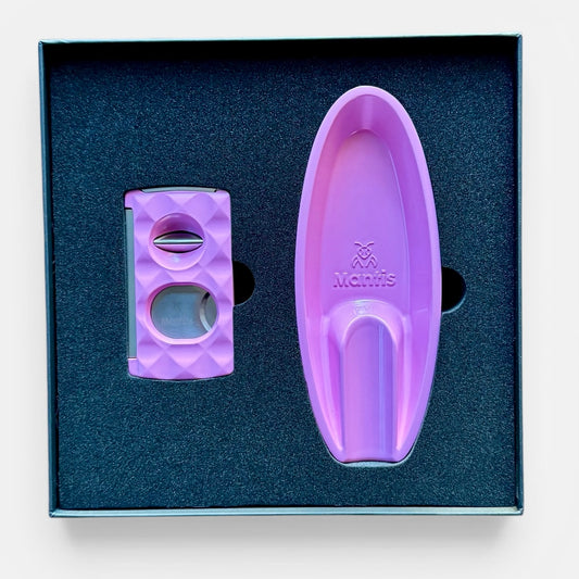 Gift Set Ashtray and Cutter Mantis Pink