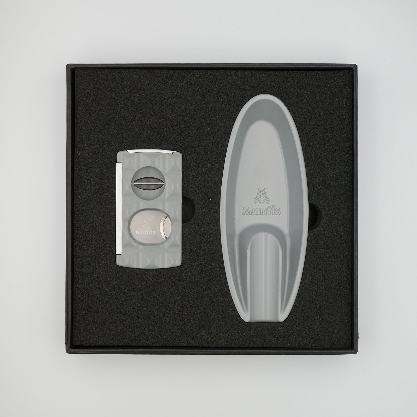 Gift set Ashtray and Cutter Cool Grey.